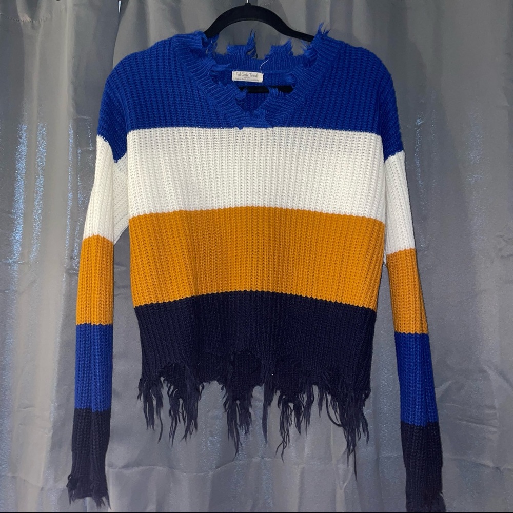 Multicolored Striped Sweater